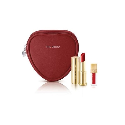 Bộ Son Dưỡng Whoo Glow Lip Balm Vỏ Tim Mẫu Mới