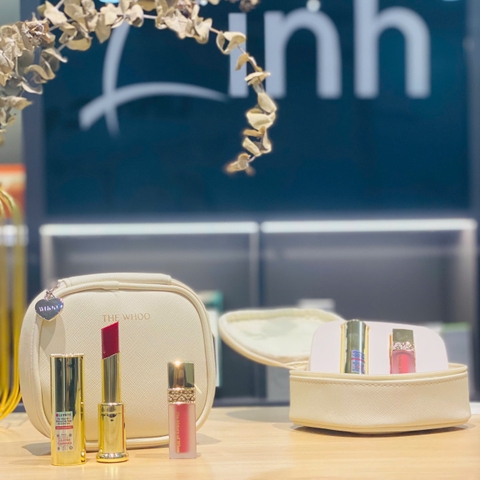 Bộ Son Dưỡng Whoo Glow Lip Balm Tặng Túi Xinh