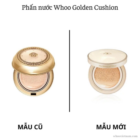 Phấn Phủ Whoo Vàng Gongjinhyang Mi Two Way Pact SPF30/PA++ Hàng Cty