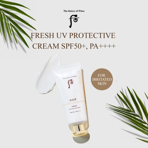 Kem Chống Nắng Hoàng Cung whoo Gongjinhyang Fresh Sun Cream SPF 50+++ 60ml