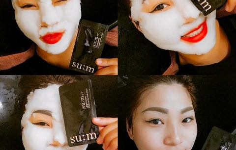 Sample Mặt nạ thải độc SU:M 37 Bright Award Bubble-De Mask Black