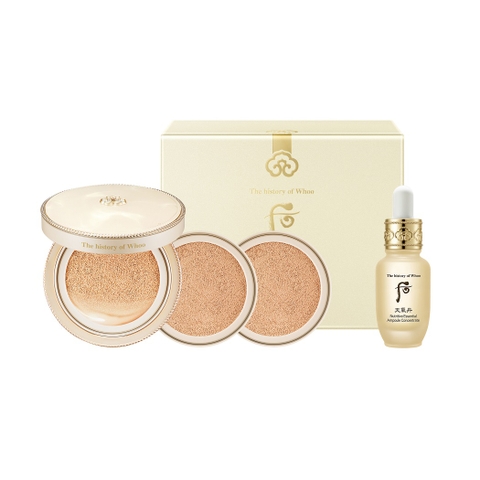 Bộ Phấn Nước Chống Lão Hóa Whoo Luxury Golden Cushion Glow SPF50/PA+++