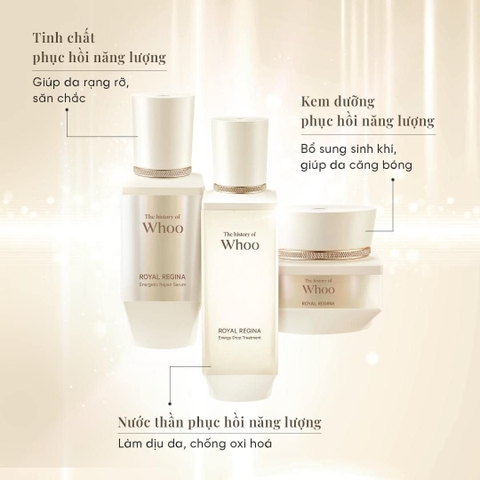 Tinh Chất Chống Lão Hóa Whoo Royal Regina Energetic Repair Serum 45ml