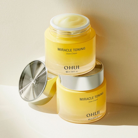 Kem Dưỡng Ẩm Sáng Da Căn Bóng Ohui Miracle Toning Glow Cream Special Set