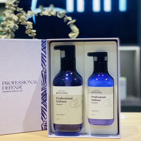 Combo Dầu Gội Kem Xả Tóc Beyond Professional Defense Shampoo Special Set