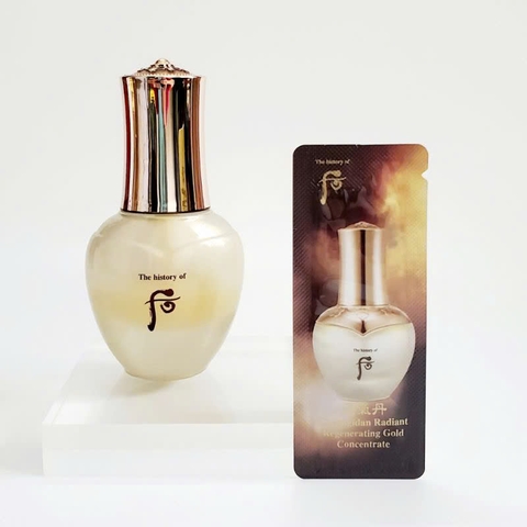 Tinh Chất Vàng Whoo Cheongidan Radiant Regenerating Gold Concentrate Dạng Gói