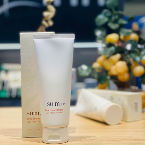 Sữa Rửa Mặt Đất Sét Su:m37 Time Energy Bright Clay Pack Cleanser 150ml