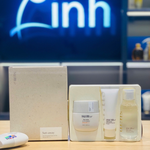 Sữa Chống Nắng Thuần Chay Su:m37 Sun-away Air fit Sunquid SPF50+ Special Set
