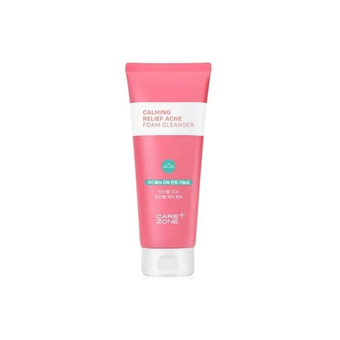 Sữa Rửa Mặt Cho Da Mụn Sạch Sâu Dịu Nhẹ Carezone Calming Relief Acne Foam 200ml