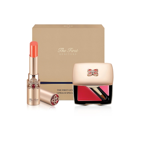 Bộ Son Dưỡng Ohui The First Geniture Lip Balm Coral Special Set