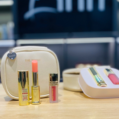 Bộ Son Dưỡng Whoo Glow Lip Balm Tặng Kèm Ví Da Mẫu Mới