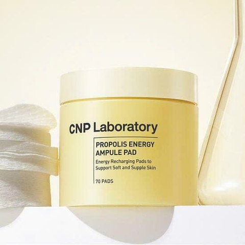 Miếng Toner Pad Phục Hồi Keo Ong CNP Laboratory Propolis Energy Ampule Pad 70 miếng