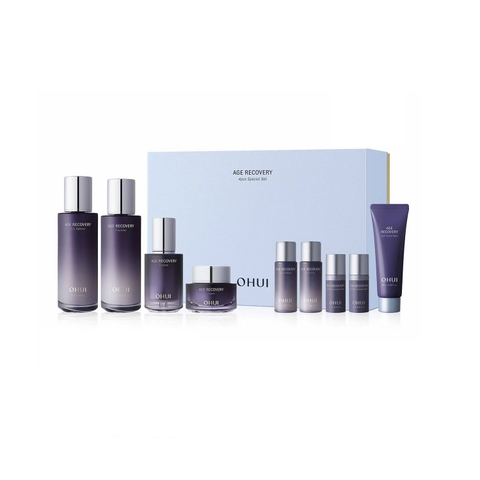 Bộ Dưỡng Da Ohui Tím Baby Collagen Ohui Age Recovery 3pcs Special Set Mẫu Mới 2024