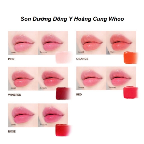 Son Dưỡng Whoo Đông Y Hoàng Cung Glow Lip Balm