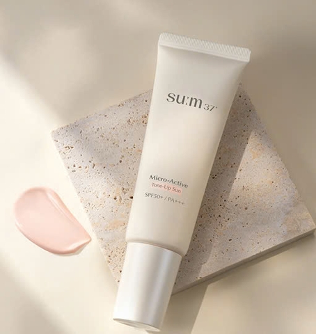 Kem Chống Nắng Nâng Tone Su:m37 Micro Active Tone up Sun SPF50+/PA+++ 50ml