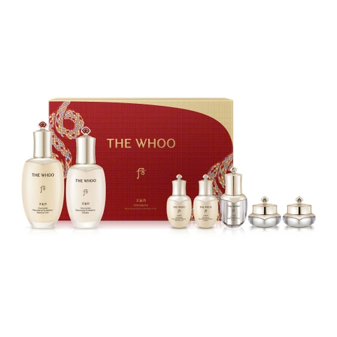 Bộ Nước Hoa Hồng Sữa Dưỡng Tái Sinh Whoo Cheongidan Pro Radiant 2PCS Special Set [Phiên Bản New Year 2025]