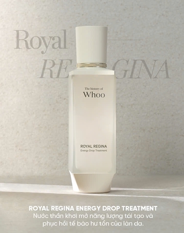 Nước Thần Phục Hồi Năng Lượng Làn Da Whoo Royal Regina Energy Drop Treatment Mini 20ml