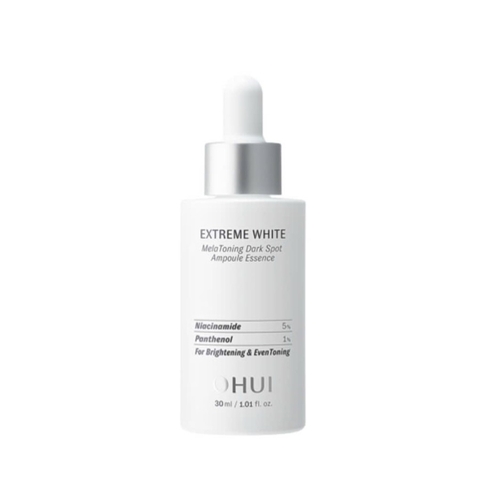 Tinh Chất Mờ Nám Trắng Da OHUI Extreme White Melatoning Dark Spot Ampoule Essence  30ml