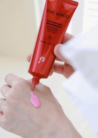 Tinh Chất Chống Nắng Chống Lão Hóa Làm Dịu Da The Whoo UV Ultimate Red Vitamin Suncreen SPF 50+/PA++++ 50ml