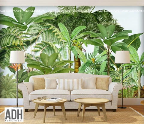 Tranh dán tường Cảnh rừng rậm nhiệt đới Tropical  ADH18940299