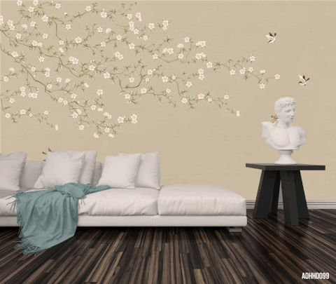 Tranh Dán Tường Hoa Đào ADHHD99