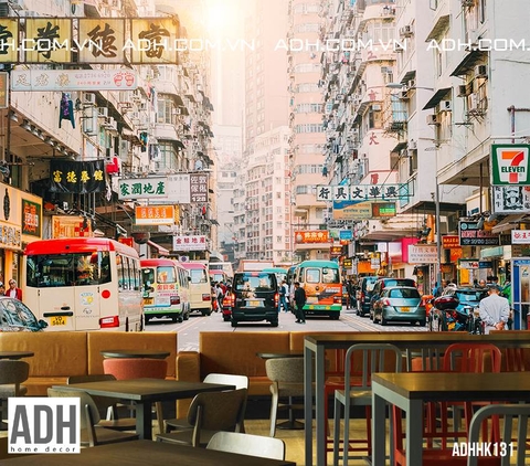 Tranh Dán Tường Đường Phố HongKong ADHHK131