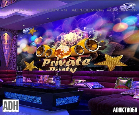 Tranh Dán Tường Karaoke ADHKTV058