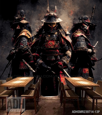 Tranh dán tường SAMURAI