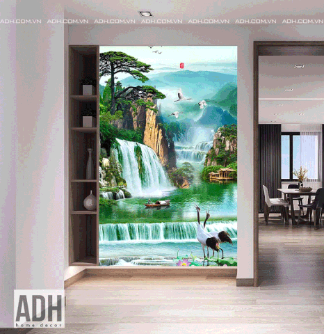 Tranh dán tường Sơn Thủy ADH200211-2