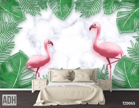 Tranh Dán Tường Flamingo TZ0065