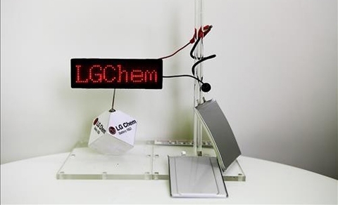 LG chuẩn bị sản xuất pin cong cho điện thoại