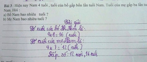 Những "đề toán" gây sốc hay sự vô tâm của cộng đồng mạng?