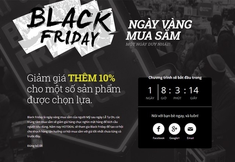 Black Friday trên đất Việt