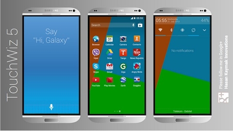 Bản dựng Galaxy S5 vỏ kim loại đẹp lung linh