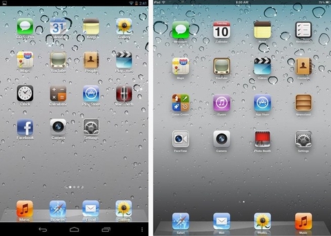 Tổng hợp hình ảnh rò rỉ iOS 7 trên iPad