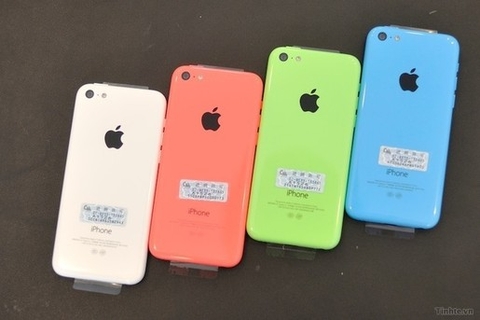 Cận cảnh iPhone 5c nhiều màu sắc tại Việt Nam