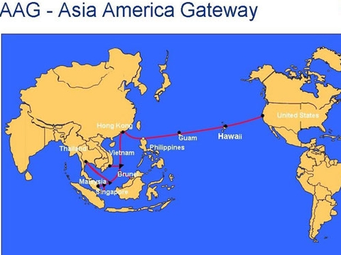 Tuyến cáp quang AAG đã sửa xong, Internet được khôi phục