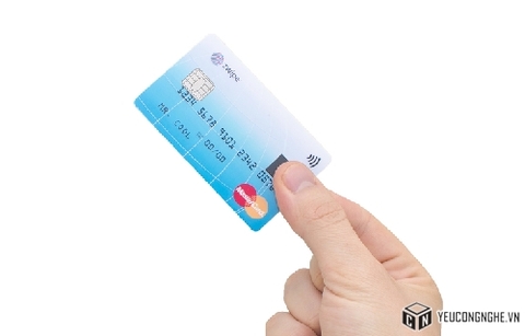 Thẻ tín dụng MasterCard có cảm biến vân tay
