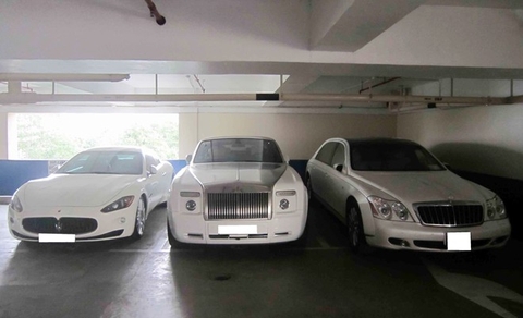 Hầm xe siêu sang giữa lòng Sài Gòn
