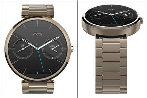 Phiên bản Moto 360 màu vàng champagne bất ngờ lộ diện
