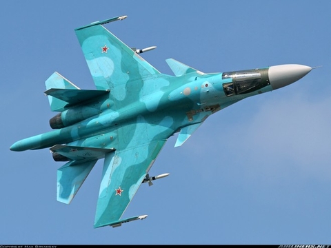 Uy lực kinh hoàng 'siêu bom' Su-34 của Nga