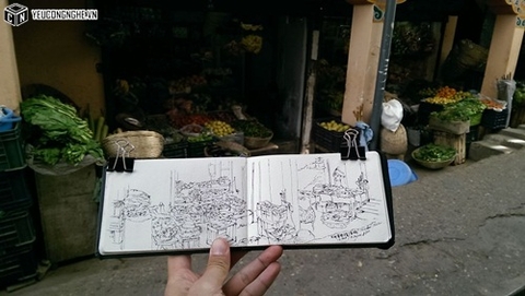 Mãn nhãn trước những bức phác họa tuyệt đẹp