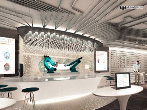 Chiếc du thuyền đặc biệt có bartender robot pha chế đồ uống