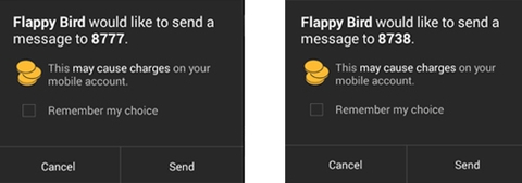 Nhiều phần mềm giả Flappy Bird bị chèn mã độc gây mất tiền