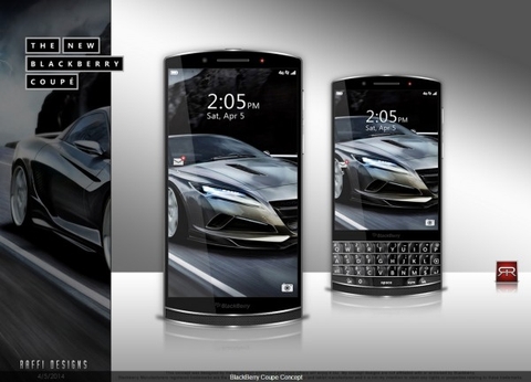 Ý tưởng bộ đôi smartphone Blackberry độc đáo