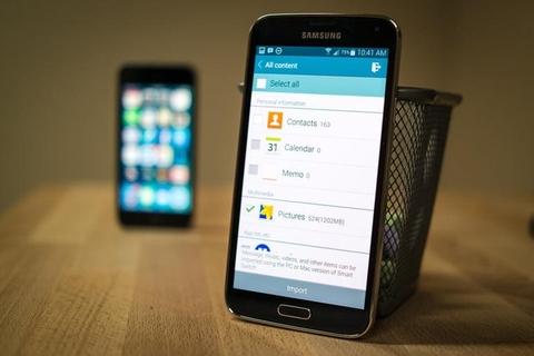 Làm thế nào để chuyển dữ liệu từ iPhone sang Galaxy S5?