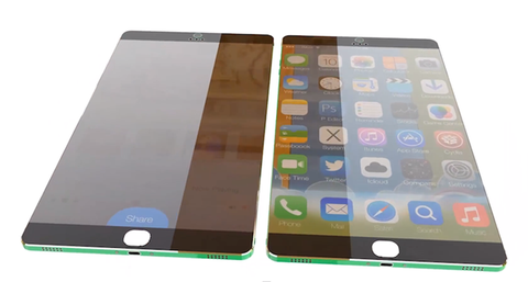 Thiết kế iPhone 6 siêu mỏng với màn hình khổng lồ