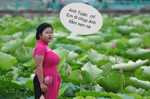 Thiếu nữ hứng "gạch đá" oan uổng chỉ vì đi chụp ảnh với hoa sen