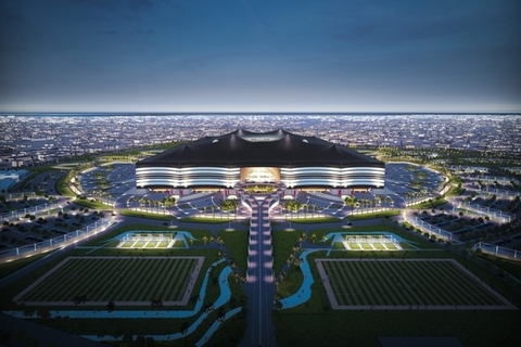 Hình ảnh sân vận động tương lai phục vụ cho World Cup 2022 tại Quatar