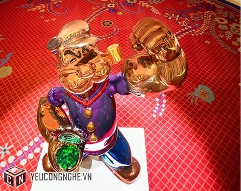 Lóa mắt với bức tượng thủy thủ Popeye có giá 600 tỉ đồng